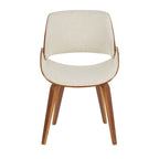 Chaise de salle à manger/d'appoint rembourrée moderne Carson Carrington Svetlana de style Mid-century
