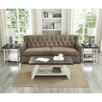 Roundhill Furniture Athens Contemporary 3-pc. Replicated Wood Shelf Table Set