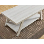 Roundhill Furniture Athens Contemporary 3-pc. Replicated Wood Shelf Table Set