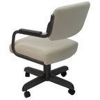 Chaise de cuisine à roulettes pivotante et inclinable M-115 - Siège 18 pouces