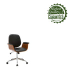 Carson Carrington Vejle Faux Leather Mid-Century Office Chair