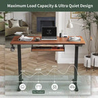 FEZIBO/Home Office Furniture/Wood/Desk With Keyboard Tray/Desks