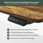 FEZIBO/Home Office Furniture/Wood/Desk With Keyboard Tray/Desks