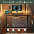 FEZIBO/Home Office Furniture/Wood/Desk With Keyboard Tray/Desks