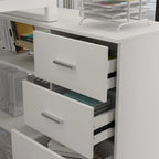 Timechee 55-inch L Shaped Office Computer Desk w/ Drawers