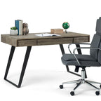 WYNDENHALL Mitchell Modern Industrial 54 inch Wide Desk