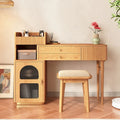 JASIWAY Vanity Makeup Table with 3 Drawers