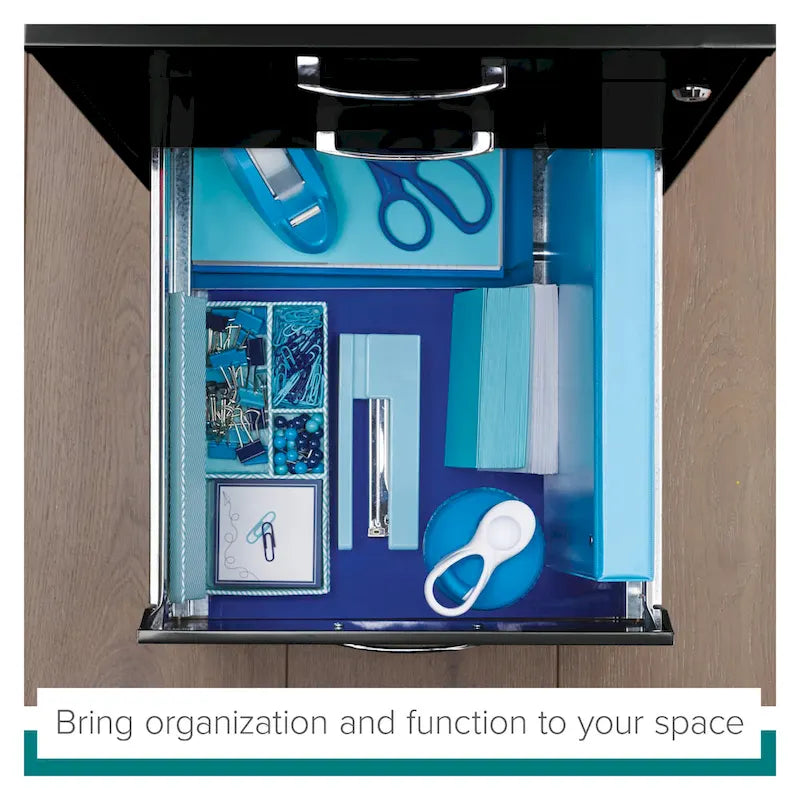Space Solutions 18 Deep 3 -drawer Organizer File Cabinet, Off-White