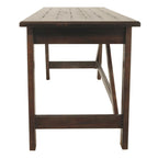 Baldridge Rustic Brown Home Office Large Leg Desk