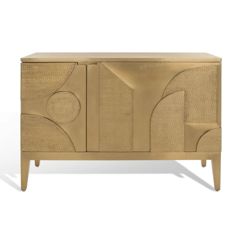 SAFAVIEH Couture Mervana Brass Covered Sideboard