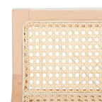 Natural Cane Low Back Counter Stool
