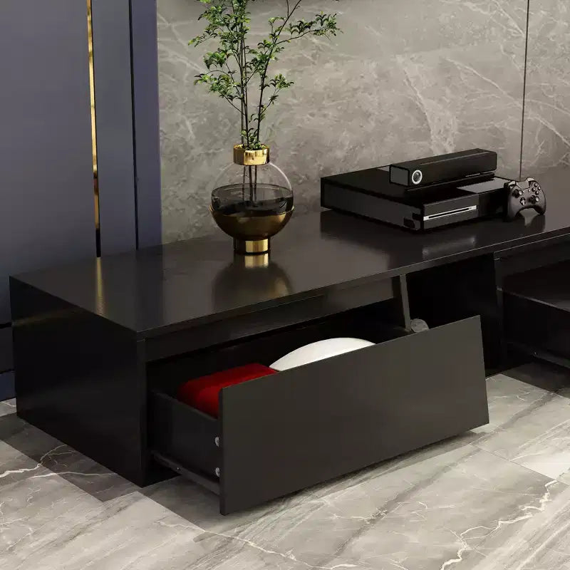 Meuble TV extensible Famapy avec 4 tiroirs de rangement