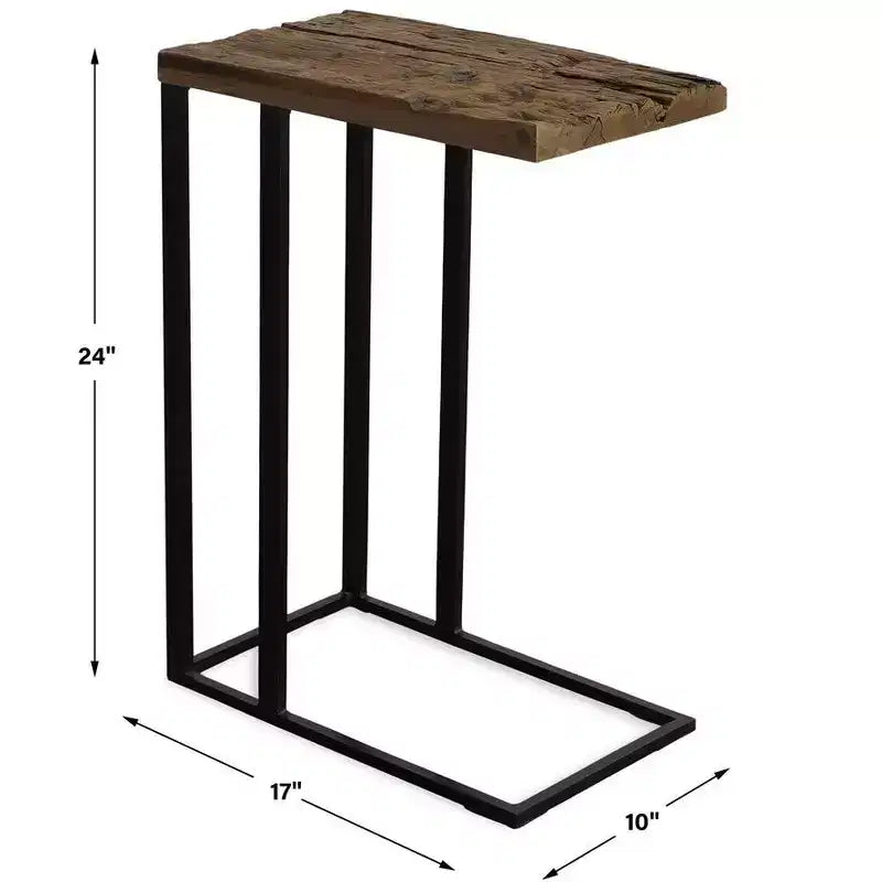 Table d'appoint en bois recyclé Uttermost Union