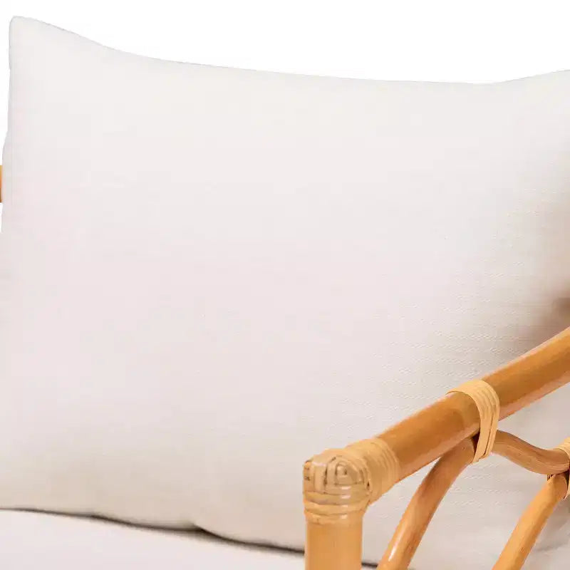 Fauteuil en rotin miel clair bali & pari Acelynn Bohemian