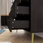 Commode moderne Famapy avec 6 tiroirs, unité de rangement élégante, pour la chambre et le salon