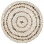 Table basse ronde Keary - Blanc/Or - Safavieh