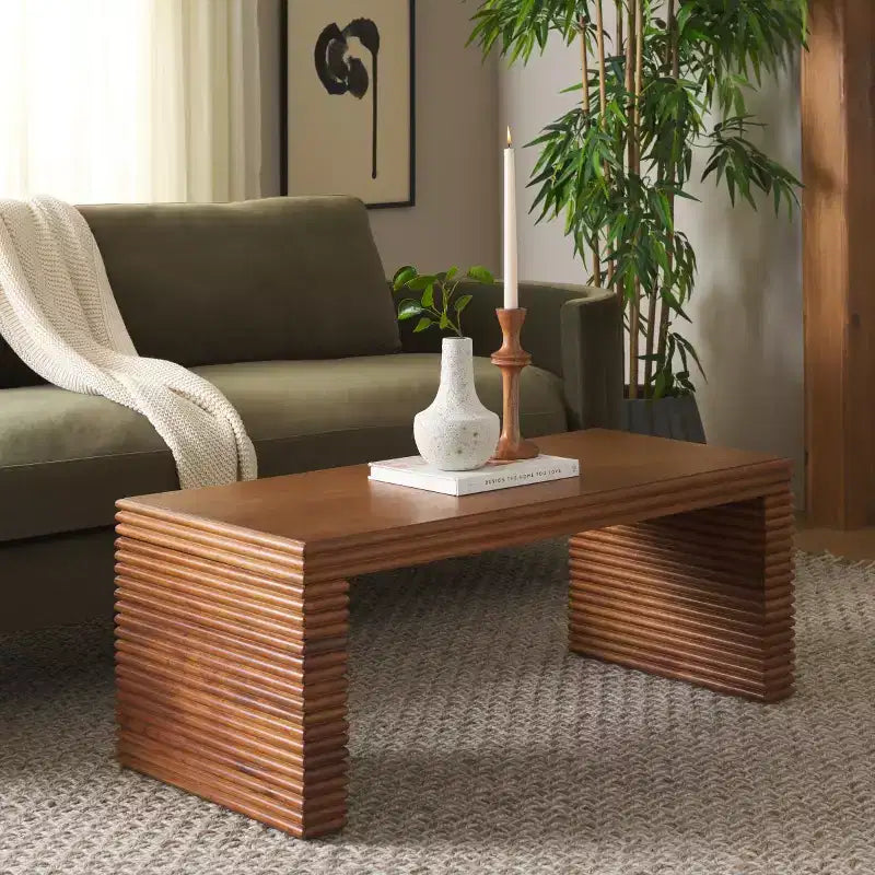 Table basse Virginie - Naturel - Safavieh