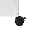 Meuble de classement VECELO avec 1 tiroir, meuble de bureau mobile roulant avec rangement ouvert compatible A4, cadre en métal