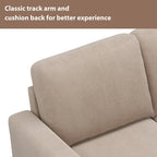 [New] [VIDEO provided] 81.1*76.3*35 Reversible Sectional Couch with Storage Ottoman L-Shaped Sofa,Sectional Sofa with Chaise,Na