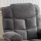 Massage Rocker Recliner Chair Rocking Chairs for Adults Oversized with 2 Cup Holders, USB Charge Port Soft Features a Manual Mas