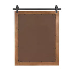 Miroir mural décoratif encadré Samuels Rustic Brown/Black - Kate & Laurel All Things Decor