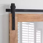 Miroir mural décoratif encadré Samuels Rustic Brown/Black - Kate & Laurel All Things Decor