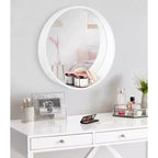 Miroir mural rond 24 Wheeler - Kate & Laurel All Things Decor