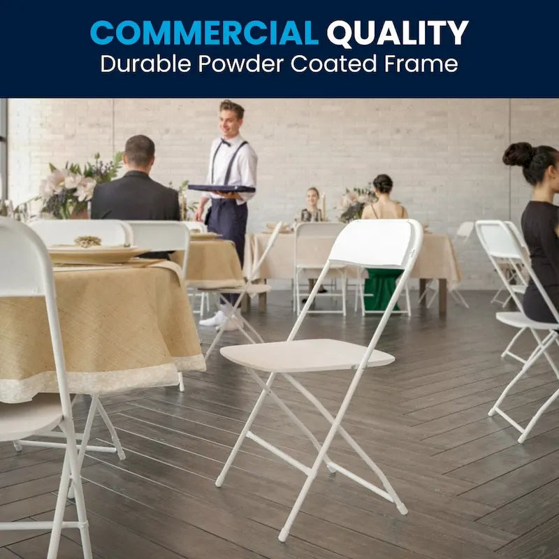 Plastic Folding Chair - 650LB Weight Capacity - Event Chair