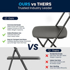 Plastic Folding Chair - 650LB Weight Capacity - Event Chair