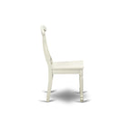 Ensemble de salle à manger East West Furniture – une table à manger rectangulaire et des chaises de cuisine, blanc lin (option pièces)
