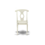 Ensemble de salle à manger East West Furniture – une table à manger rectangulaire et des chaises de cuisine, blanc lin (option pièces)