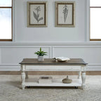 Magnolia Manor Antique White Lift Top Cocktail Table