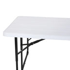 All-In-One Folding Picnic Table and Bench Set - Adult Size, Wood Grain
