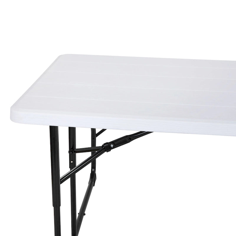 All-In-One Folding Picnic Table and Bench Set - Adult Size, Wood Grain