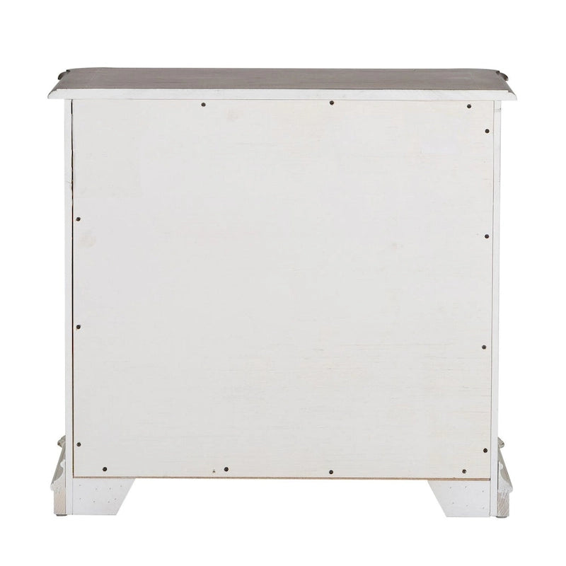 Magnolia Manor Antique White Jr Executive Media Lateral File