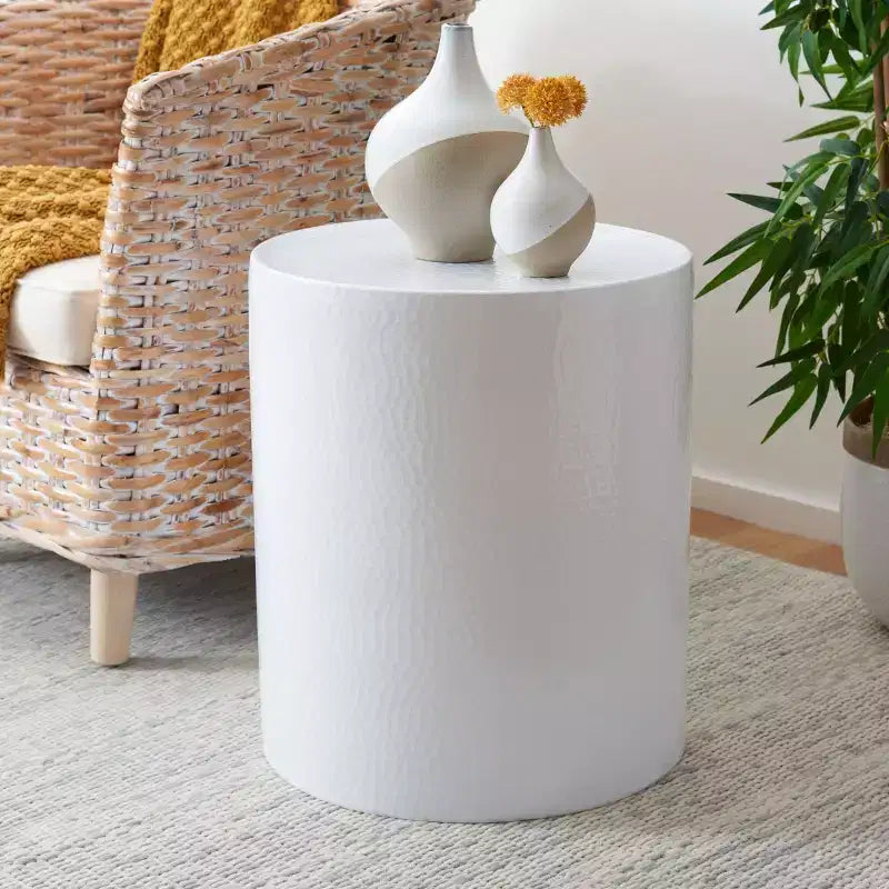 Table d'appoint martelée Polonium - FOX5502 - Safavieh Couture