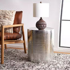 Table d'appoint martelée Polonium - FOX5502 - Safavieh Couture