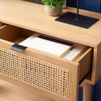 Console en rotin Baisley à 2 tiroirs - CNS5000 - Safavieh