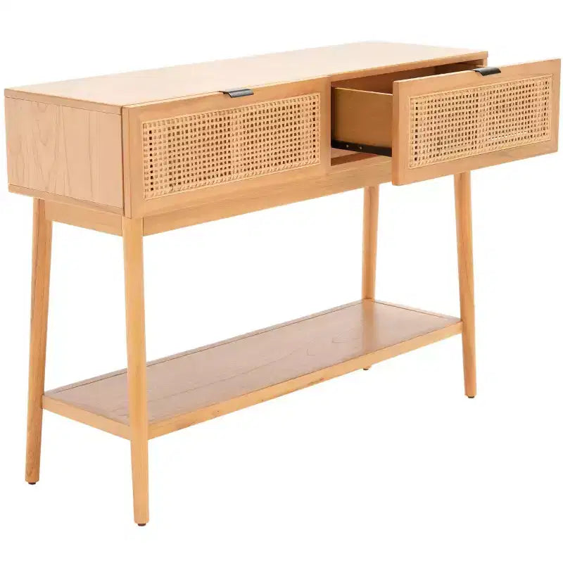 Console en rotin Baisley à 2 tiroirs - CNS5000 - Safavieh