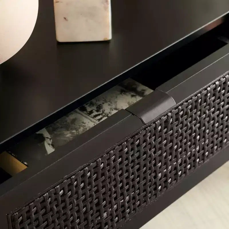 Console en rotin Baisley à 2 tiroirs - CNS5000 - Safavieh