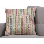 Crystal Mid-Century Modern Grey Sofa