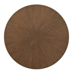 Table à manger Sheeba ronde du milieu du siècle avec base en noyer par iNSPIRE Q Modern