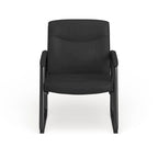 Big & Tall Soft Leather Sled Base Executive Reception Chair