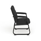 Big & Tall Soft Leather Sled Base Executive Reception Chair