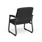 Big & Tall Soft Leather Sled Base Executive Reception Chair