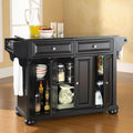Crosley Alexandria Granite Top Full Size Kitchen Island/Cart - 18d x 51.5w x 34h