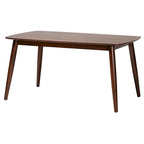 Table de salle à manger Flora en bois finition Mid-Century Modern