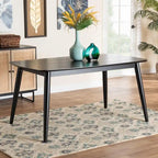 Table de salle à manger Flora en bois finition Mid-Century Modern