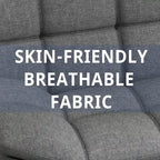 Futon Sofa Bed, Modern Convertible Sleeper Couch Daybed with Adjustable Armrests for Studio, Apartment, Office, Small Space