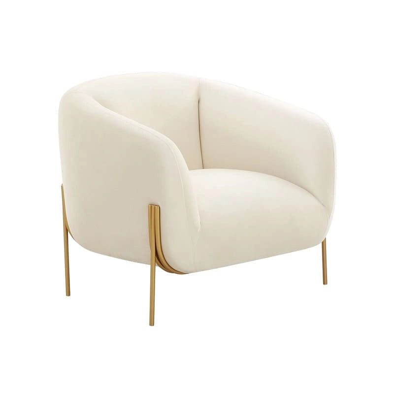 Kandra Velvet Accent Chair